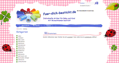 Desktop Screenshot of fuer-dich-bestickt.de